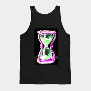 Pretty Sand timer hourglass - neon pink Tank Top